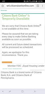 If none of the above method works and you feel that it is not a common problem for everyone, please let us know using the comment section below. Citizens On Twitter Sorry To Hear That Caryn We Ve Been Experiencing Some Online Access Issues Today But They Are Being Resolved The Mobile App Is Unavailable But Online Banking Should Be Functioning