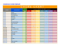 43 Free Chore Chart Templates For Kids Template Lab