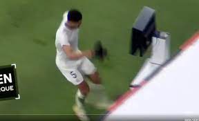 New footage sees raging Jude Bellingham KICK VAR monitor in frustration  after Real Madrid's last-gasp defeat | The Irish Sun
