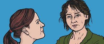 Eine Schizophrenie-Patientin