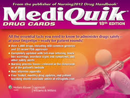 MediQuik Drug Cards : Lippincott Williams: Amazon.ca: Livres