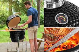 Ceramic kamado bbqs offer a versatile style of bbq cooking with the ability to cook up a tasty we have a large range of ceramic bbq grills including the all american primo ceramic bbqs, the. Kamado 21 Ceramic Bbq Grill Frugl
