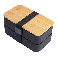 1200ml Portable Compartment Insulated Double Layer Lunch Box Microwavable  Plastic Food Container, Color: Without Insulation Bag