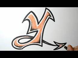 How To Draw Graffiti Letters Y Youtube Graffiti Lettering Graffiti Drawing Graffiti