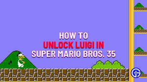 What happens when you switch from luigi to mario? How To Unlock Luigi In Super Mario Bros 35 Super Mario Bros Mario Bros Super Mario