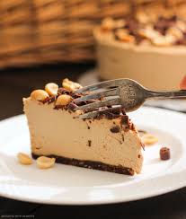 Healthy Chocolate Peanut Butter Raw Cheesecake Vegan Gluten Free