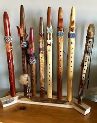 Flute Stand For 3 Native American Flutes Holds 3 Triple Native American Flute Native American Music Native American Instruments