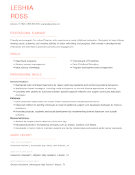 Our preschool teacher cover letter sample will help you land the perfect job. Preschool Teacher Resume Example Myperfectresume