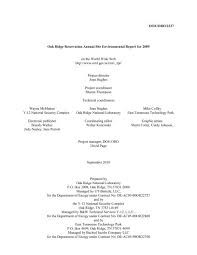 Pwd form 203list of clause. Doe Oro 2327 Oak Ridge Reservation Annual Site Environmental