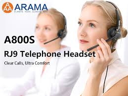 Amazon.com: Arama Corded Telephone Headset Mono w/Noise Canceling Mic for  Polycom Mitel Avaya Aastra Allworx Adtran Alcatel Lucent AltiGen Comdial  Digium Gigaset InterTel Plantronics Landline Deskphones(A800S1) :  Electronics
