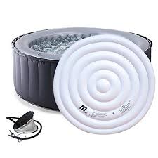 Mspa Silver Cloud Edition 2018 Spa Jacuzzi Rond A Bulles Deluxe Portable Gonflable A Chauffage Rapide Interi Couverture Thermique Spa Jacuzzi Piscine Et Jardin