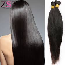 Human hair and premium human hair blend braids can be styled for curly or sleek looks as you would your own natural hair. Brazilian Virgin Hair Straight 3pcs Lot Human Hair For Micro Braids Human Braiding Hair Bulk Natural Black Virgin Straight Hair Extension Hair Hair Factorieshair Extensions Pony Tail Aliexpress