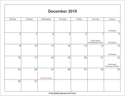 Simply enter the start and end date to calculate the duration of any event. Lovely December 2019 Calendar Printable Free Printable Calendar Monthly