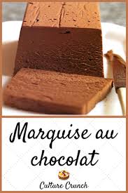 Marquise Au Chocolat La Recette Facile Recette Dessert Leger Recette Gateau Poire Gateaux Et Desserts