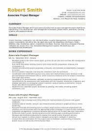 Hence, you should try to write a resume that can create an impact on the recruiter in. Associate Project Manager Resume Samples Qwikresume