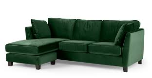 Wolseley Large Canape D Angle Velours Vert Foret Canape Angle Canape Colore Canape