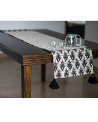 Vevor pvc tablecloth protector table cover 44 x 90 coffee table water resistant. Denmark Diamond Small Table Runner Small By Ode And Cleo The Secret Label