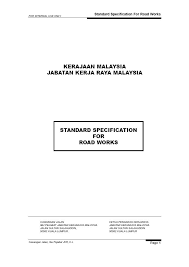 00 jkr malaysia tarikh : Jkr Standard Specification 2014 Pdf Afiit