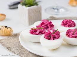 Oeufs Mimosa A La Betterave La Cuisine D Adeline Recette Oeufs Mimosa Recette Oeuf Mimosa Recette