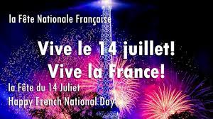 It is a french language term for national holiday, so is used in places that use french. Happy French National Day 2019 La Fete Nationale Francaise Le 14 Juillet Bastille Day Youtube