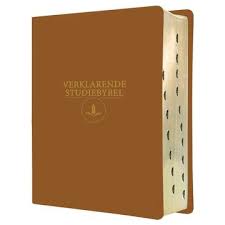 Afrikaanse 1933 1953 Verklarende Studiebybel Karamel Luukse Leer Zoe