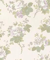 Create a luxurious feel with regal purple wallpaper. Casa Padrino Baroque Textile Wallpaper Cream White Green Gray Purple 10 05 X 0 53 M Floral Patterned Wallpaper