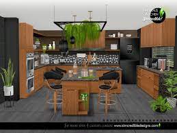 Sims 4 cc kitchen opening. Simcredible S Naturalis Kitchen