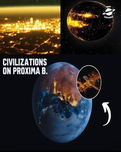 Did JWST detect City Lights on Proxima B No. The rumor is back though! # space #astronomy #nasa #aliens