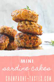 Mini Sardine Fish Cakes In 2021 Seafood Recipes Sardine Recipes Gourmet Side Dish