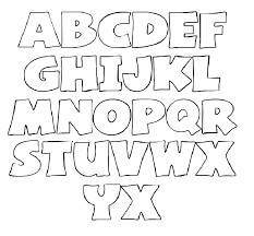 Print free letter stencils in various sizes. Letters Stencil For Coloring Free Printable Alphabet Letters Printable Alphabet Letters Free Printable Letter Stencils