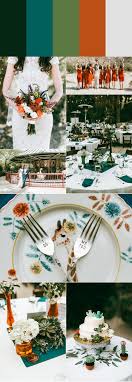 Mismatched dark teal bridesmaid dresses. 7 Striking Emerald Wedding Color Palettes Junebug Weddings