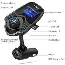 bluetooth v5.0 and extensive compatibility this fm transmitter bluetooth has an advanced bluetooth v5.0 chip, providing faster pairing and more stable sound. Guide To The Best Bluetooth Fm Transmitter Car Kits 2021