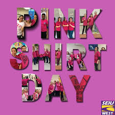 Yes,its an actual thing look it up on google. Pink Shirt Day 2020 Seiu West