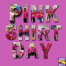In 2021's case, many logo designers are finding enlightenment in the stained glass windows of the dark ages. Pink Shirt Day 2021 Seiu West
