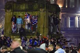 150 edmiston drive g51 2xd glasgow. Rangers Told To Tell Disgraceful Fans Celebrating Title No 55 To Go Home By Nicola Sturgeon As Glasgow Streets Fill Up With Partygoers