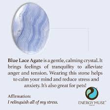 Blue Lace Agate Stone Blue Lace Agate Meaning Energy Muse Crystals