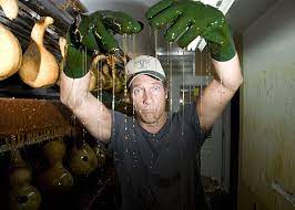 Mike Finishing Birdhouses Mike Rowe Job Awesome Job