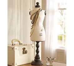 Vintage Bust Form Bust Form Jewellery Storage Mini Dress Form