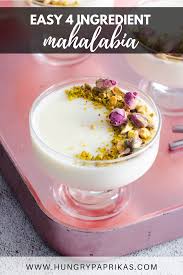 Mahalabia Muhallebi Middle Eastern Milk Pudding Recipe Dessert Recipes Easy Middle Eastern Desserts Mahalabia Recipe