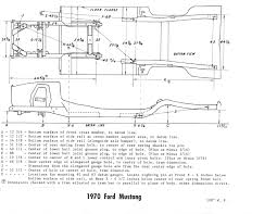 Mustang Frame Measurement Chart Vintage Mustang Forums