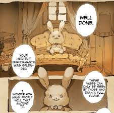 Little bunny (リトルバーニー, ritoru bānī?) was a stuffed rabbit that was in the possession of conny at the time she stayed in the grace field house. Hello I Just Reread The 50th Chapter Of The Manga A Wild Tpn Theorist Appears