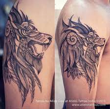 See more ideas about animal tattoos, tattoos, tattoo designs. Bio Mechanical Lion Tattoo Aliens Tattoo Lion And Lioness Tattoo Lioness Tattoo Tattoos