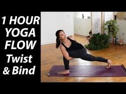 1 Hour Vinyasa Flow Yoga Twist Bind Strong Beginners Intermediate Youtube Vinyasa Flow Yoga Yoga Flow Vinyasa Flow