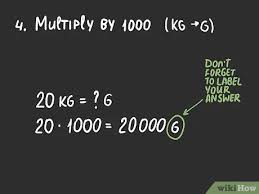 1 kg = 1000 g. How To Convert Grams To Kilograms 8 Steps With Pictures