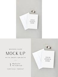 A7 Card Mockup With Smart Object Business Card Mock Up Stationery Mockup Invitation Mockup