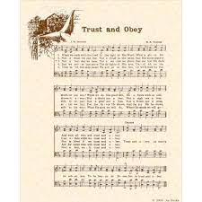Trust And Obey Hymn Hymns Lyrics Hymn Art