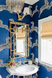 The first idea is by having zebra painting in your bathroom. Zebra Zone These Wallpaper Ideas Are Unique And Stunning Livingly