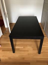 Ikea esstisch ausziehtisch ausziehbar tisch küchentisch 80x120x70 cm schwrz/brn. Ikea Esstisch Schwarz Ausziehbar Kaufen Auf Ricardo