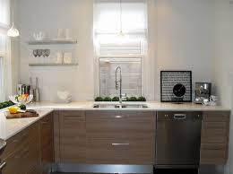 Another countertop option that suits laminate countertops is beveled edges. Modern Laminate Cabinets Design Ideas