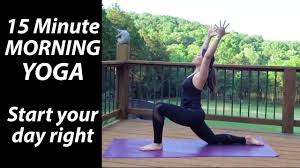 Create a positive morning routine. 15 Minute Morning Yoga Routine Easy Yoga Sequence To Start Your Day Youtube